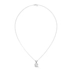 Simple Diamond Solitaire Necklace