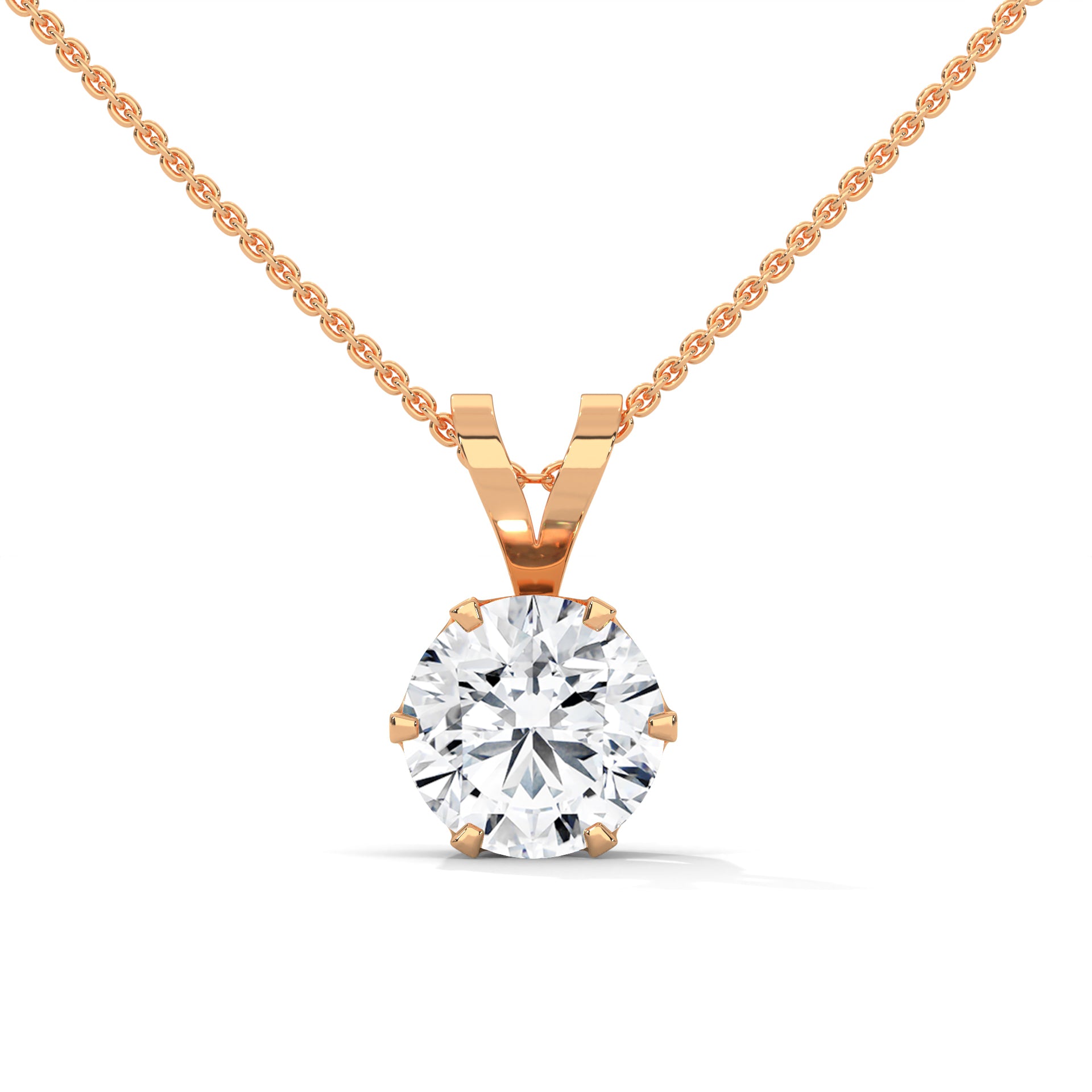 Solitaire Diamond Necklace