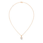 Solitaire Round Diamond Necklace