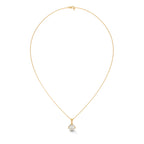 Solitaire Round Diamond Pendant with 12 Claws