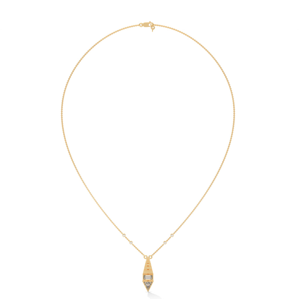 Triangle Diamond Pendant