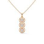 Trinity Round Diamond Pendant