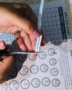 Cut Small Hole - Free Download -Printable ring Sizer Chart
