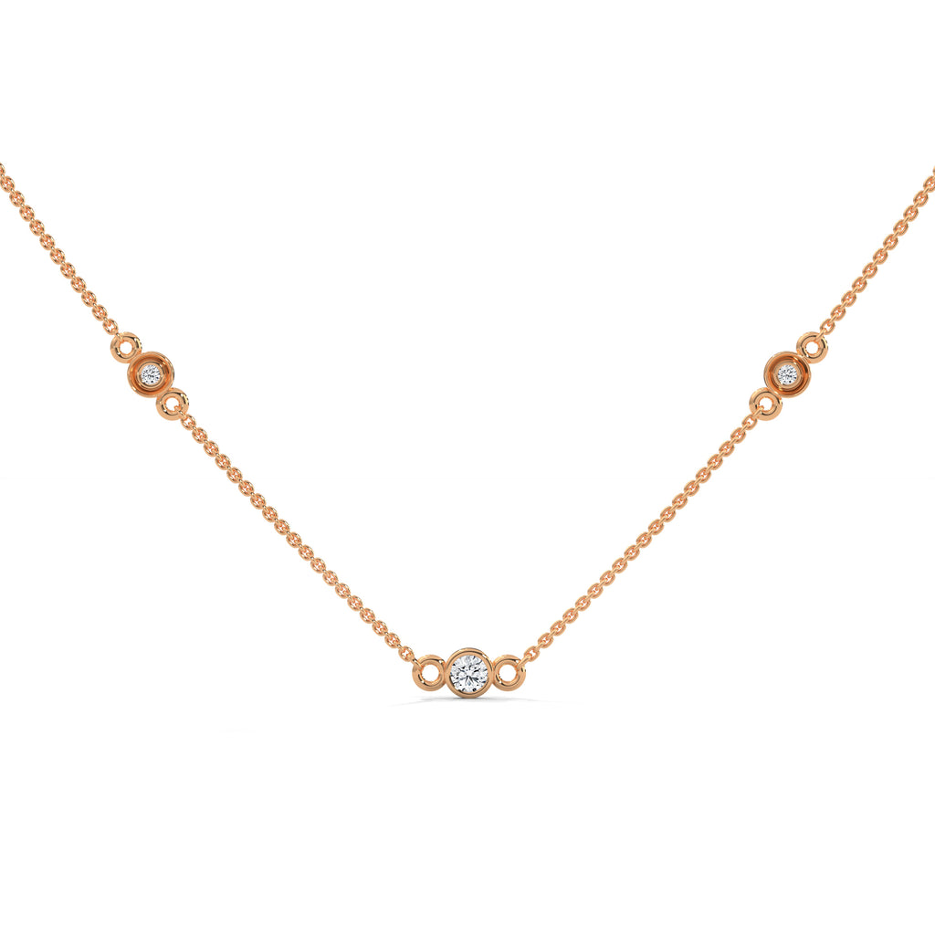 bezel set pendent
