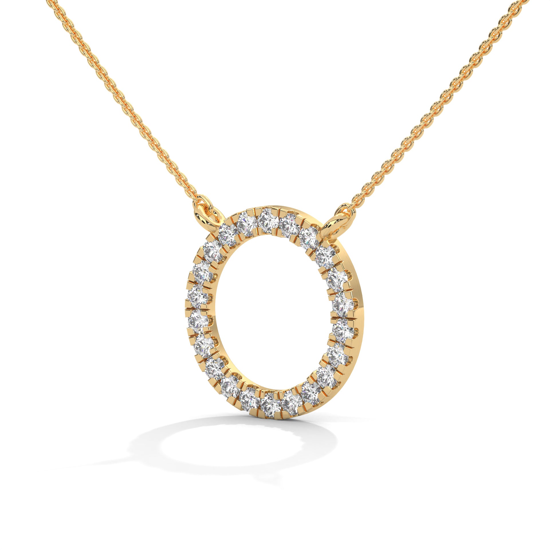 circle chain pendant