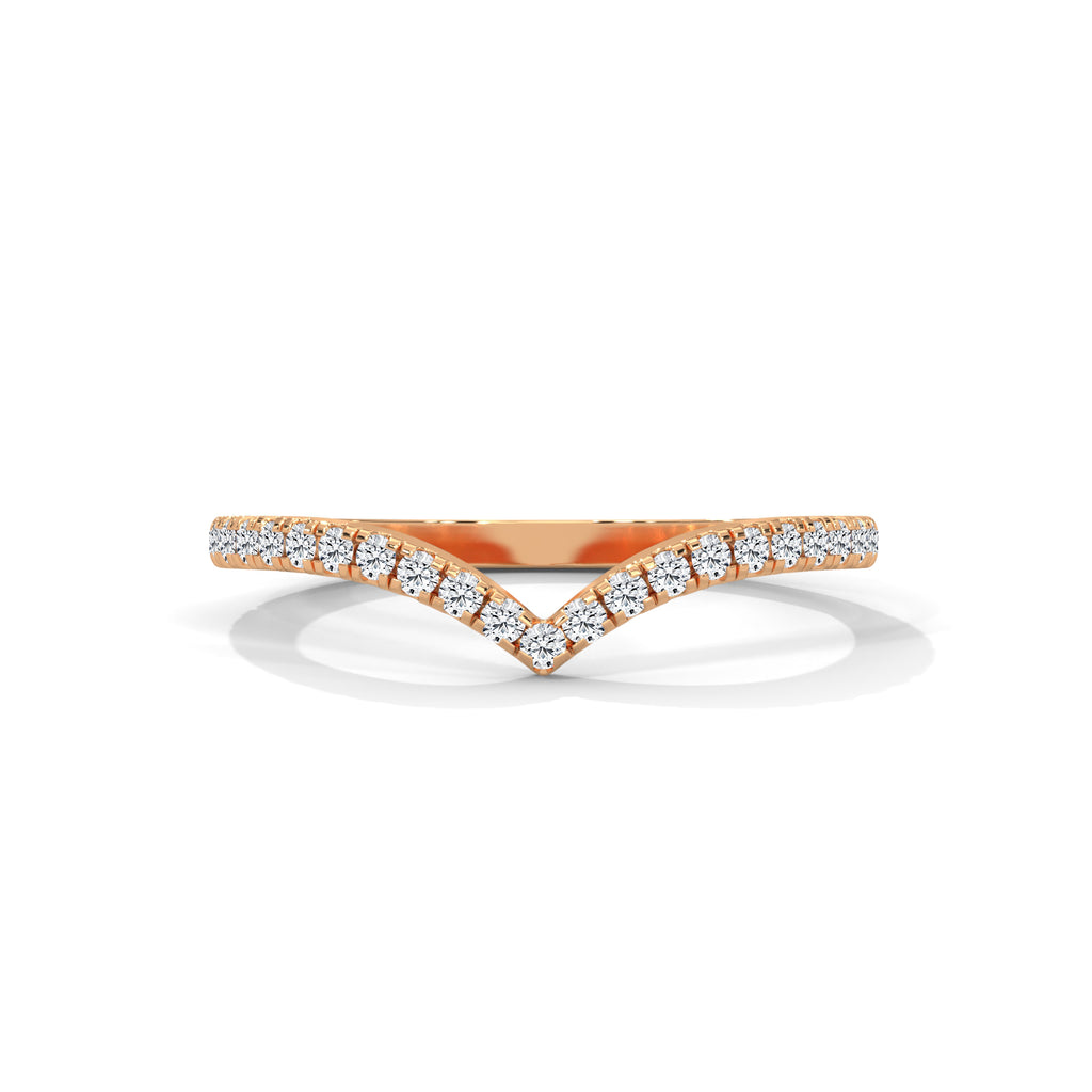 curved eternity wedding band
