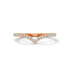 curved eternity wedding band