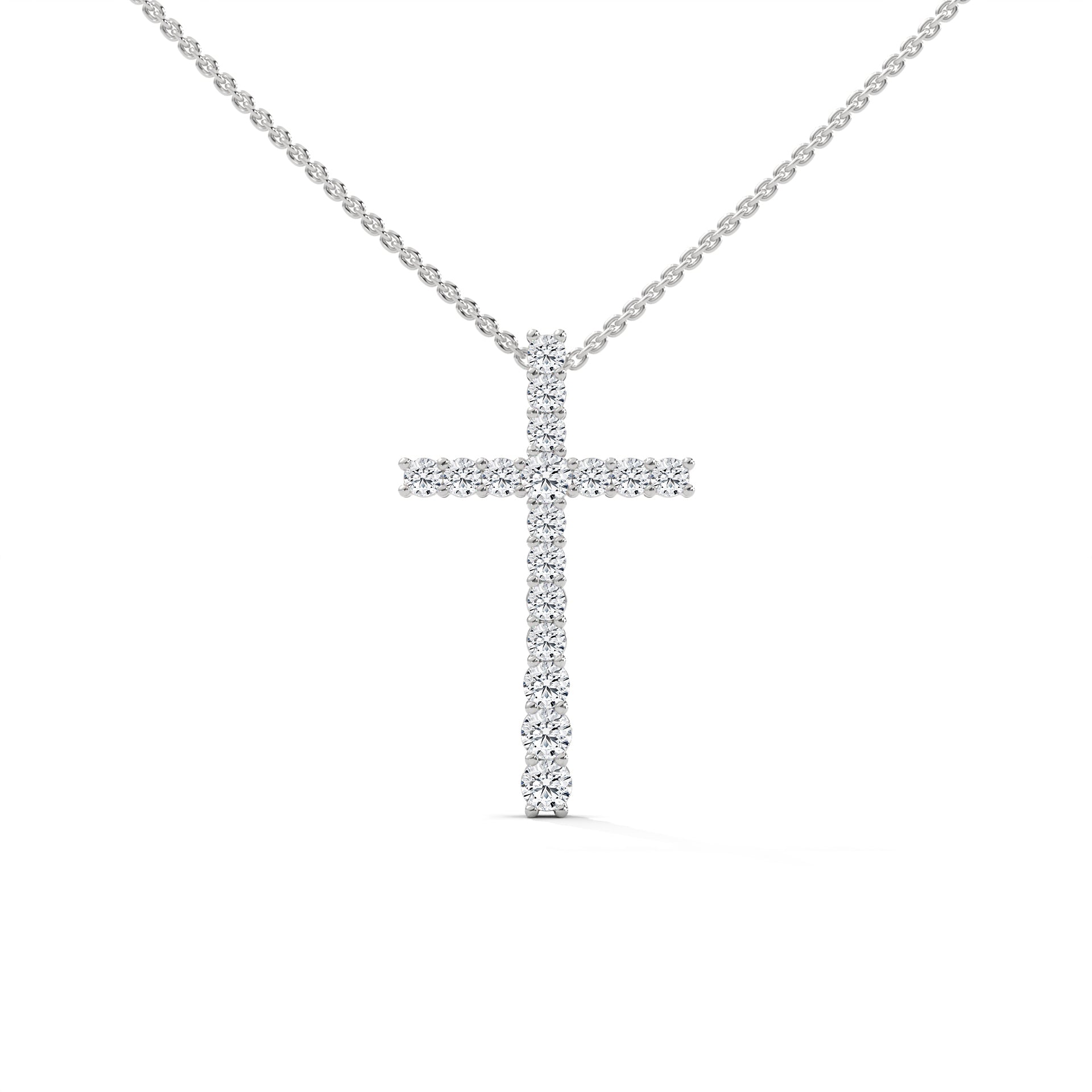 diamond cross pendant