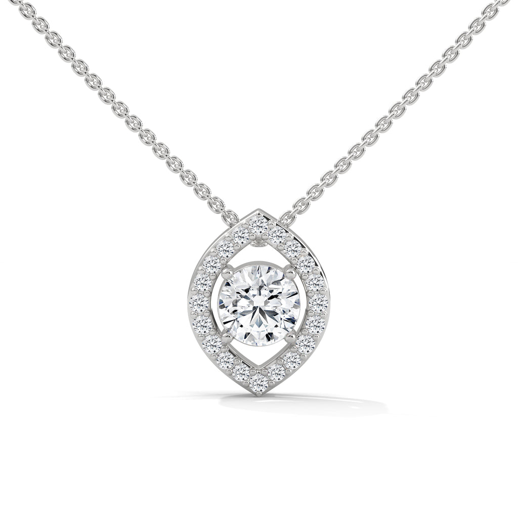 diamond evil eye necklace
