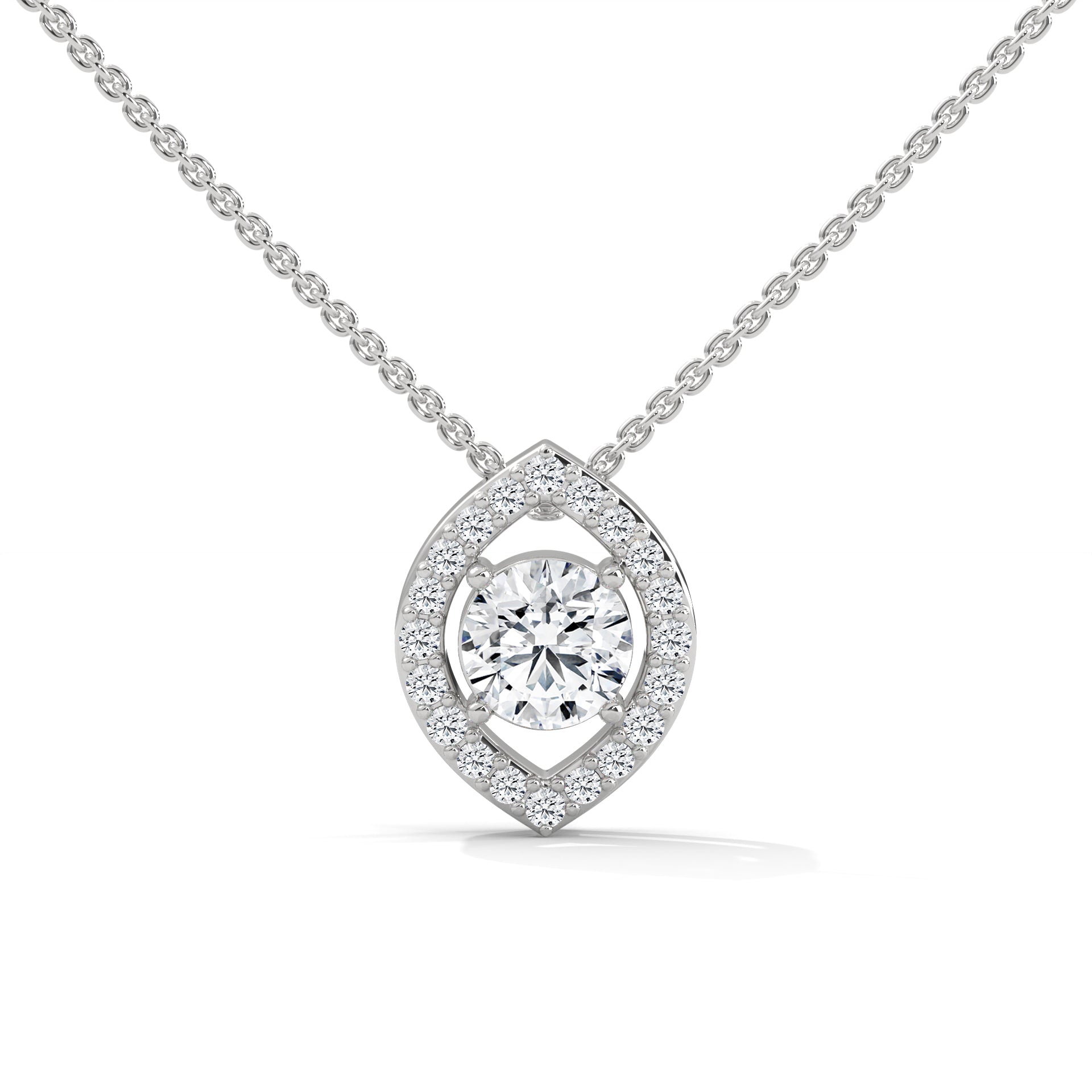 diamond evil eye necklace