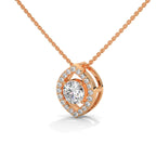 diamond evil eye pendant