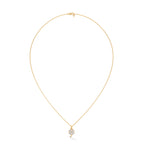 diamond heart pendant gold