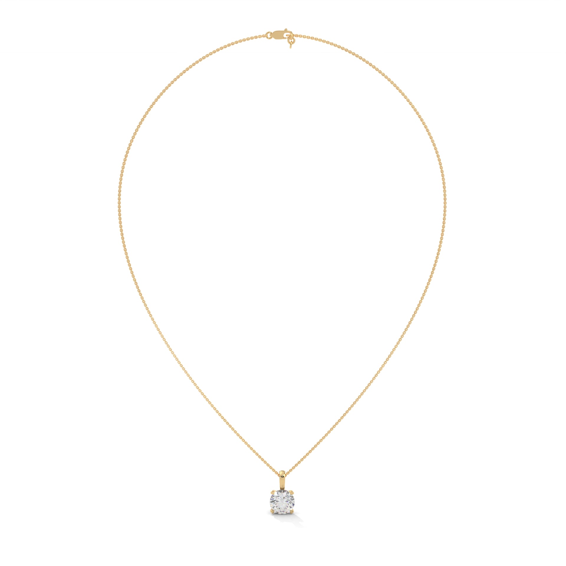 diamond necklace with chain