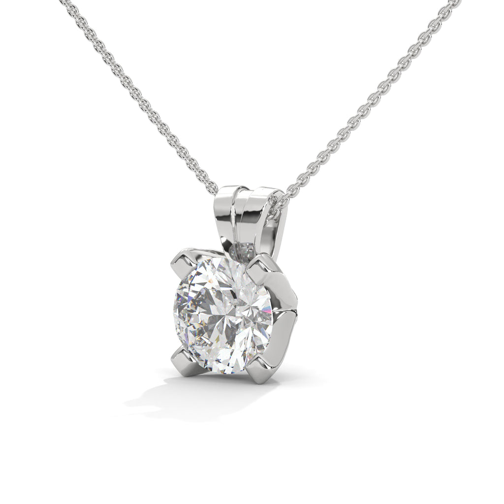 diamond solitaire necklace