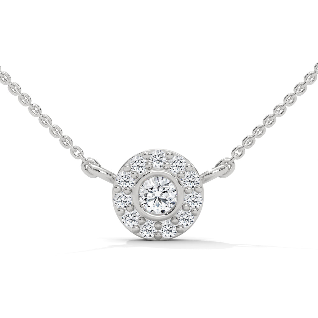 diamond solitaire pendent