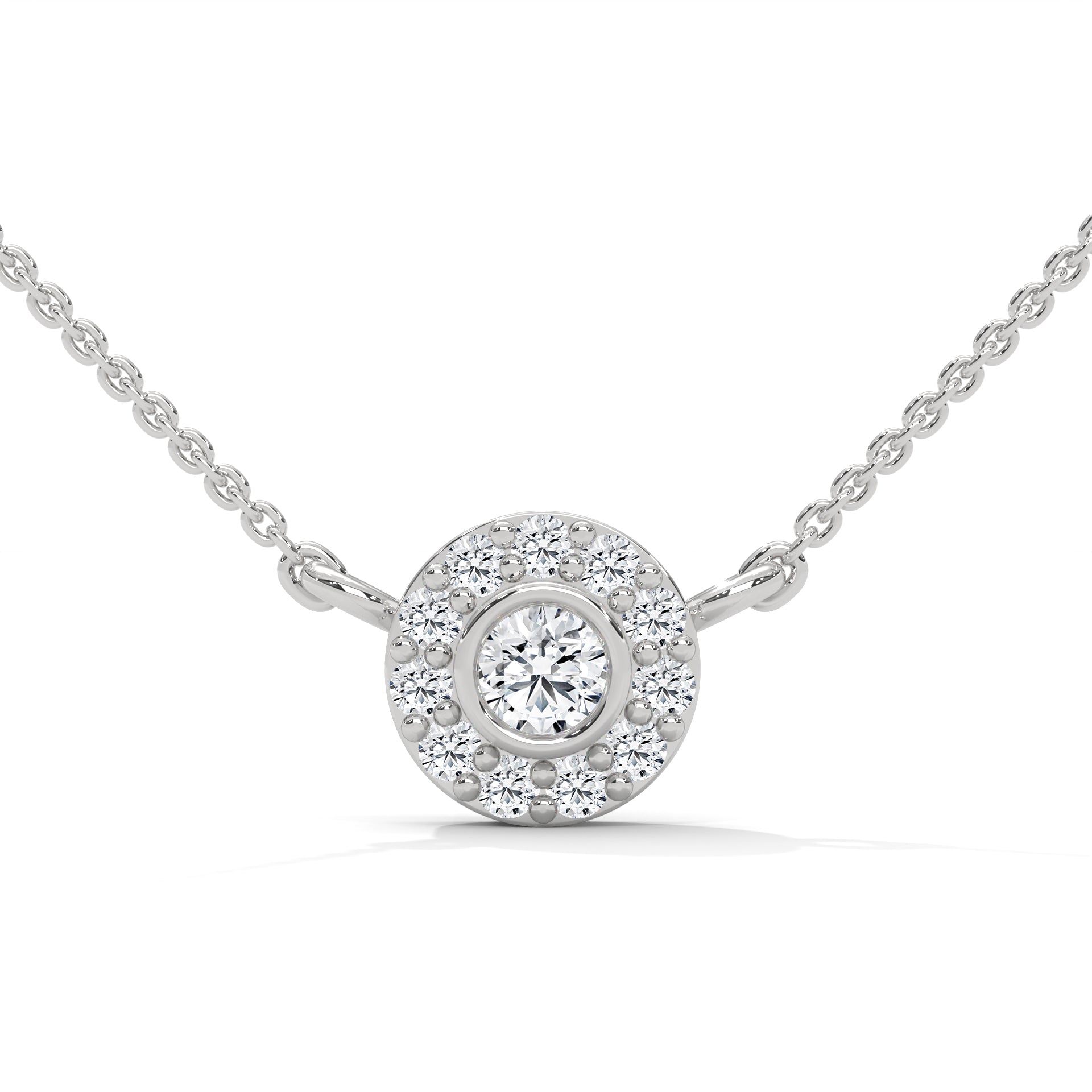 diamond solitaire pendent