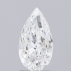 1.71 CT VVS2/E Pear Cut Lab Grown Loose Diamond