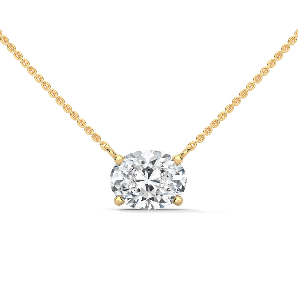 east west oval diamond