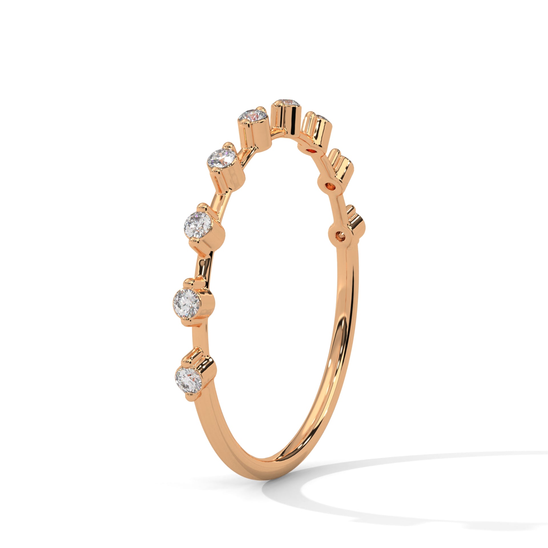 eclipse line-up wedding band