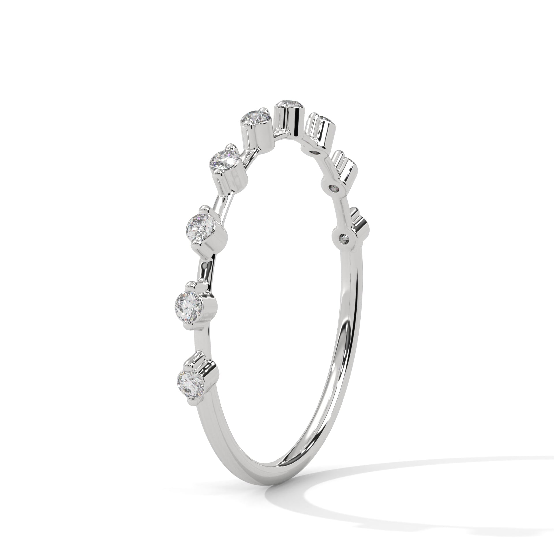 eclipse line-up wedding ring