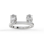 white moissanite diamond enhancer band