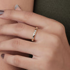 flash set moissanite half eternity band