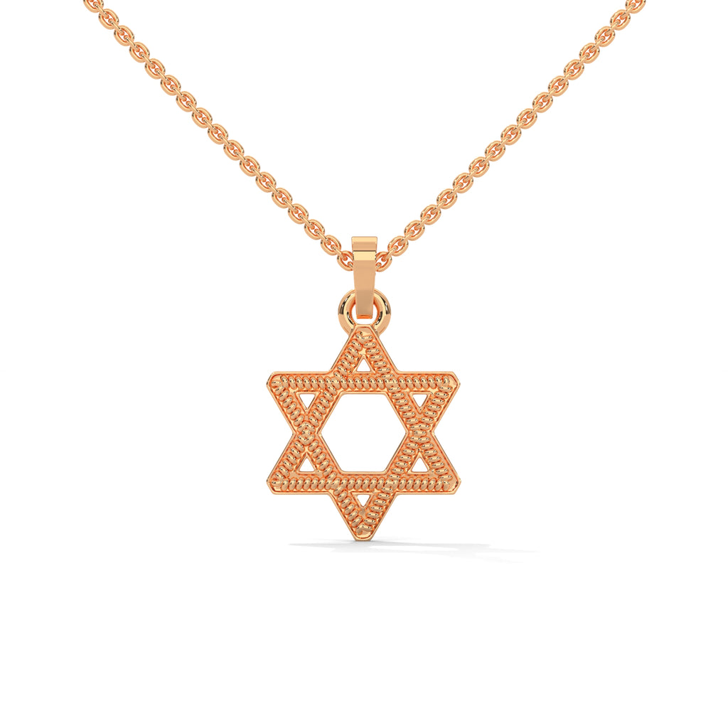 gold pendant with chain