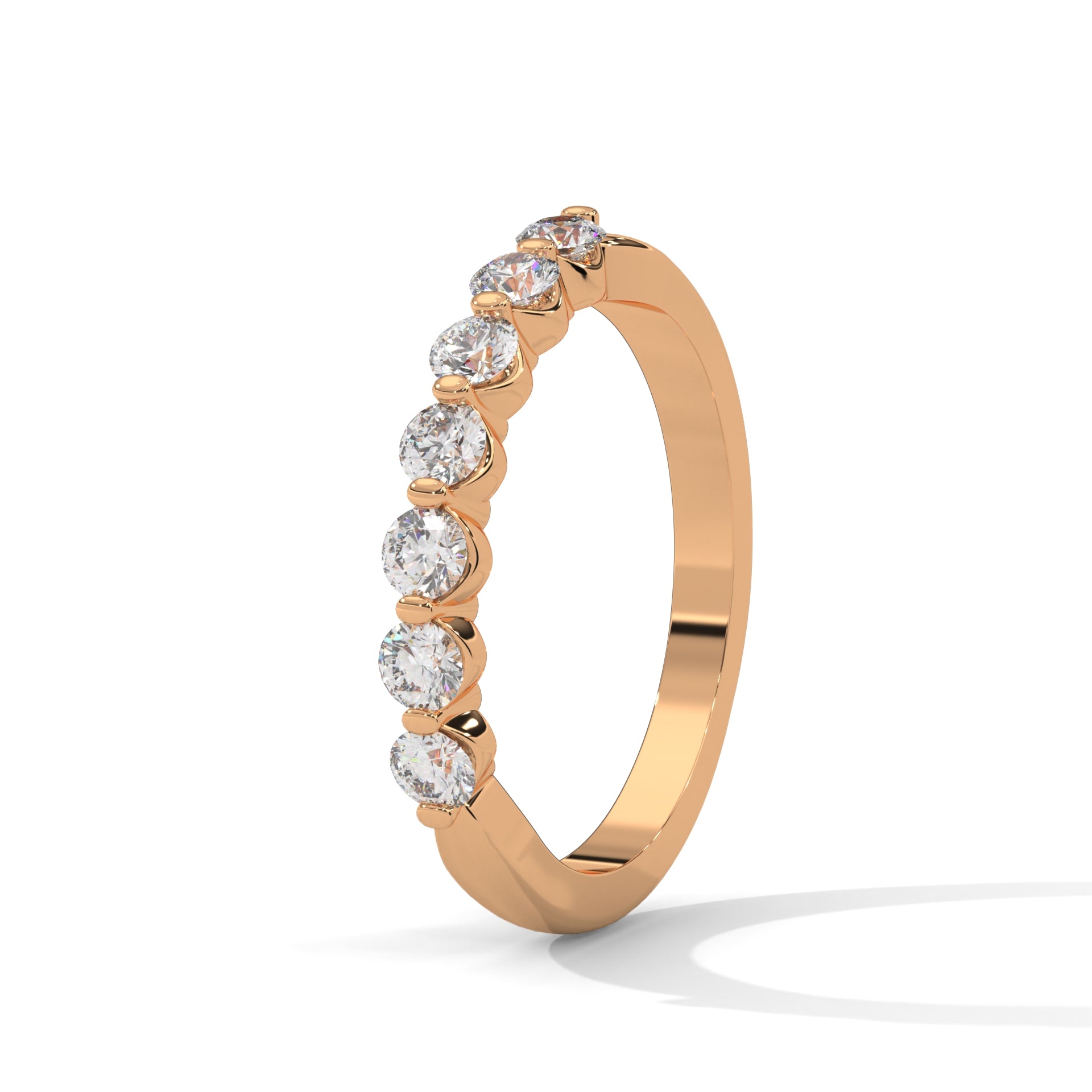 half eternity wedding band