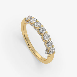 half eternity wedding band