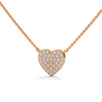 heart diamond pendant