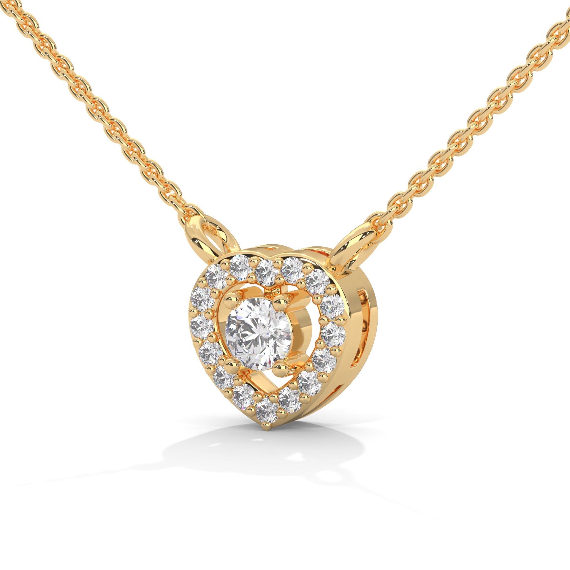 heart pattern pendent