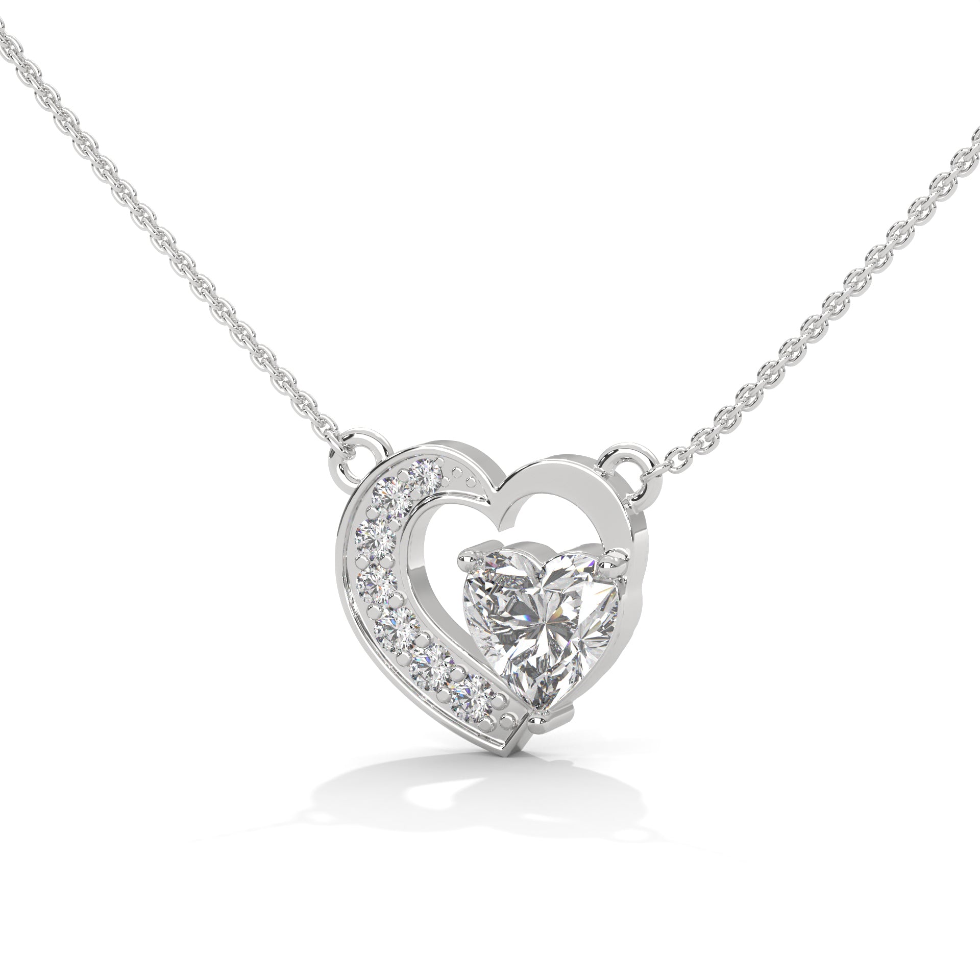 heart shaped lab diamonds