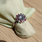 Flower Style Moissanite Vintage Engagement Ring - Kinaara Jewels2