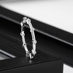 Floating Bubble Diamond Wedding Band - Kinaara Jewels
