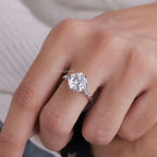 3 ct asscher cut diamond solitaire ring