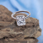 Radiant Cut Solitaire Diamond Engagement Ring - Kinaara Jewels