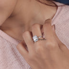Radiant Cut Solitaire Diamond Engagement Ring - Kinaara Jewels3