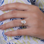 Pear Cut Lab Grown Diamond Hidden Halo Engagement Ring9