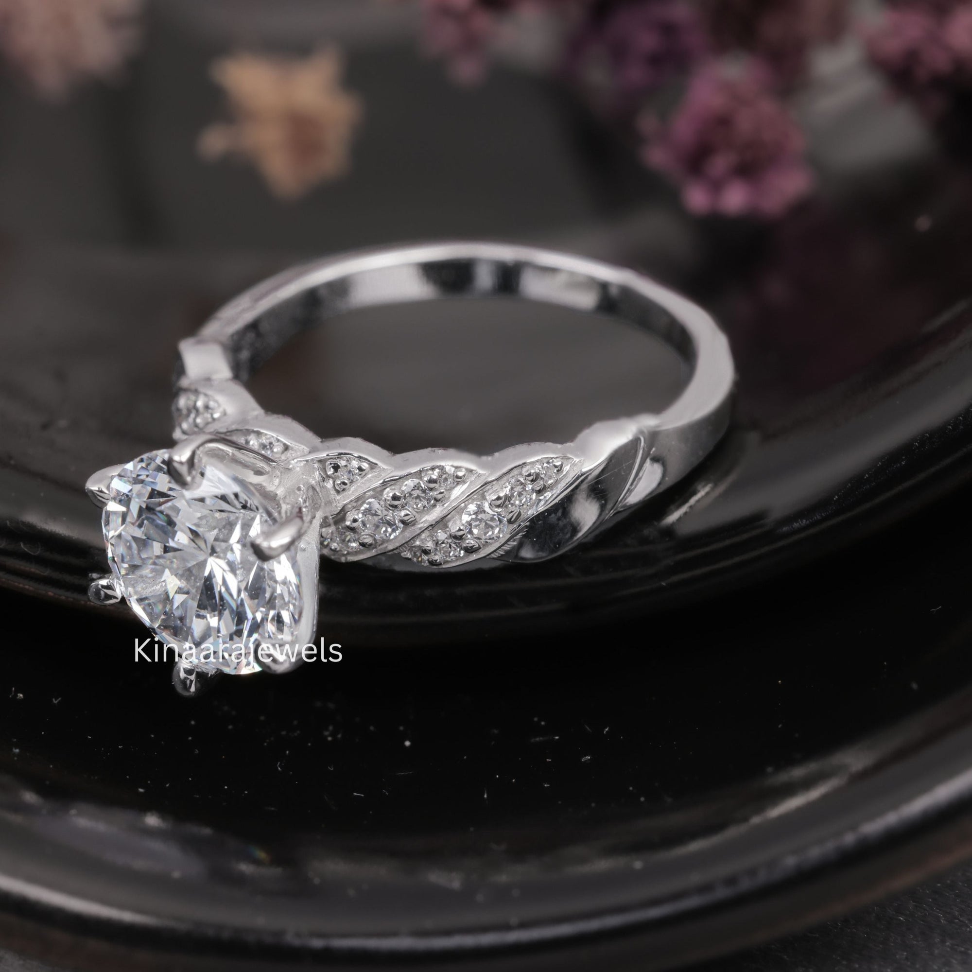 Round Cut Diamond Solitaire Engagement Ring - Kinaara Jewels