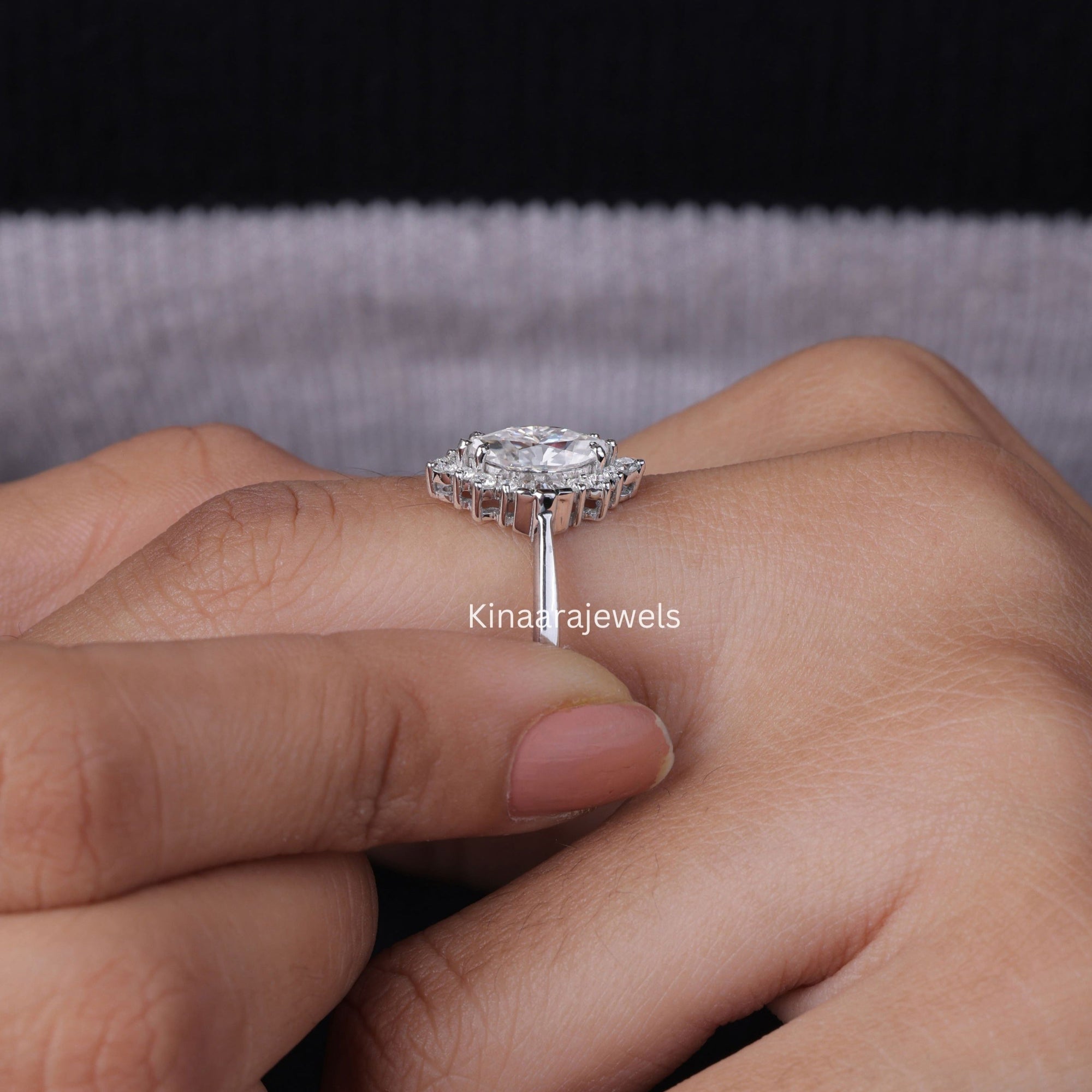 Marquise Cut Lab Grown Diamond Engagement Ring4