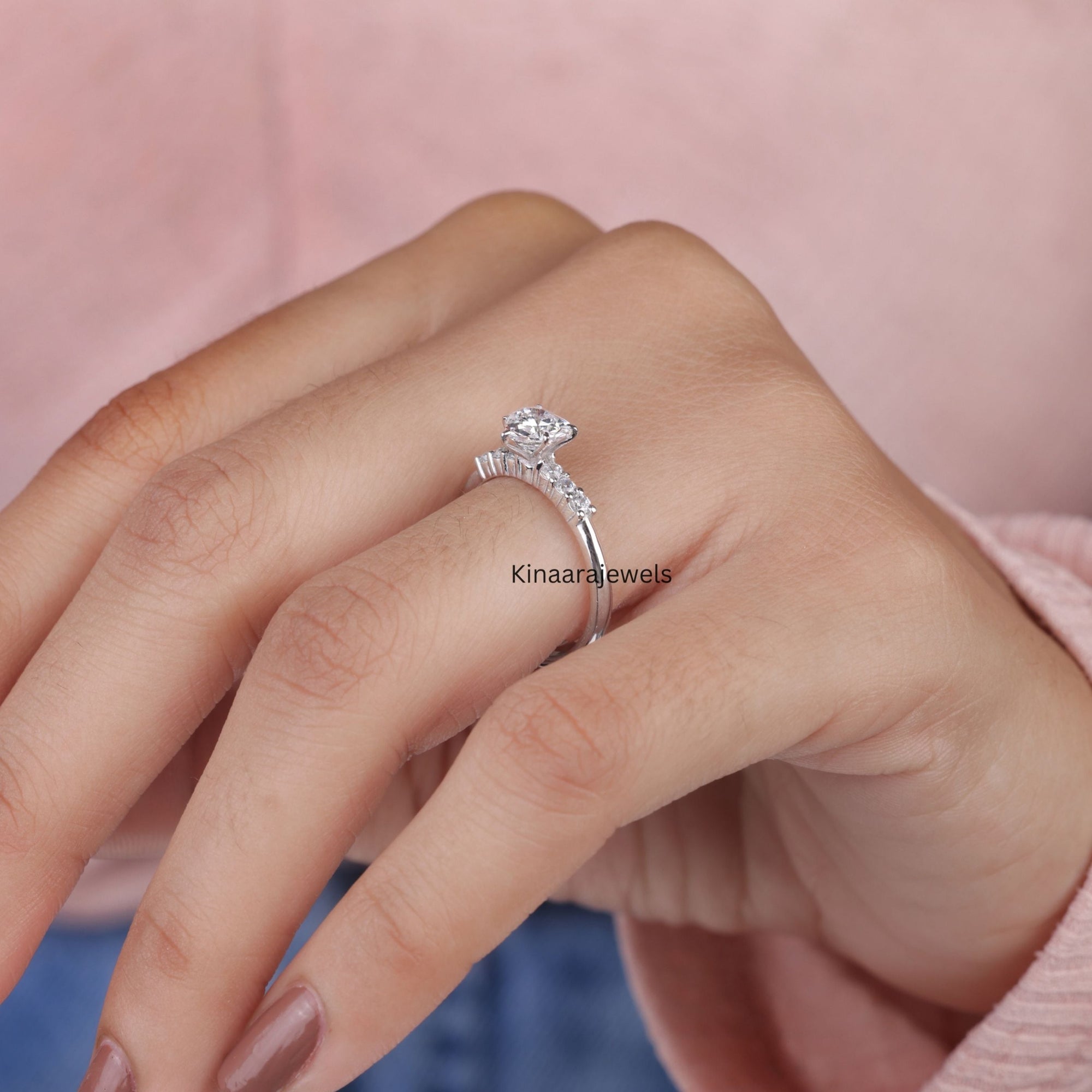 heart engagement ring