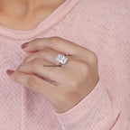 Radiant Cut Solitaire Lab Grown Diamond Engagement Ring			5