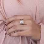 Radiant Cut Solitaire Lab Grown Diamond Engagement Ring			6