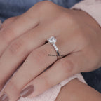 Heart Shaped Diamond Engagement Ring - Kinaara Jewels1