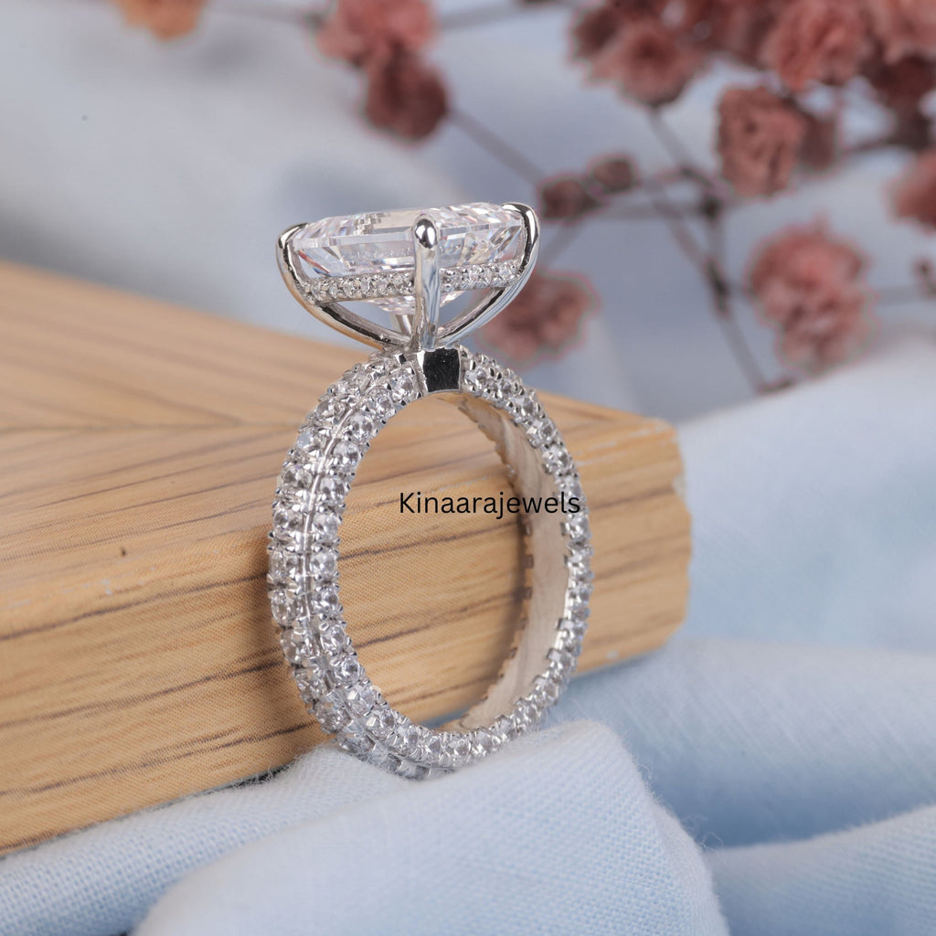 pave set diamond ring