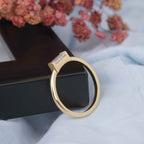 baguette cut solitaire engagement ring