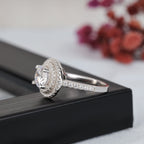 double halo engagement ring