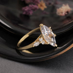 Load image into Gallery viewer, 2.0 CT Marquise Cut Lab Grown Diamond Engagement Ring