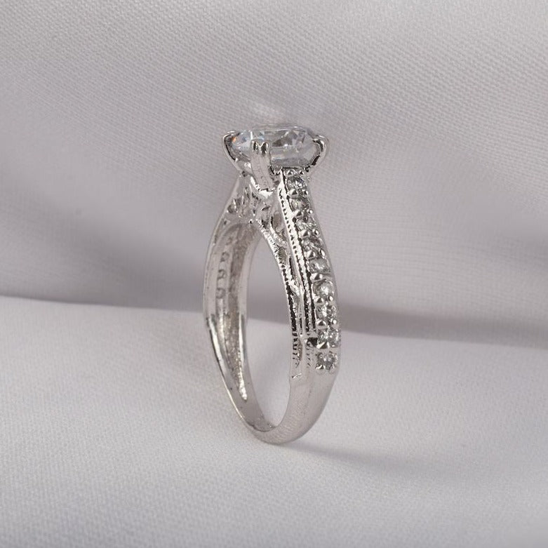 vintage filigree engagement ring