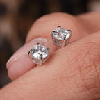 small single diamond earrings
